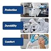 DuPont Tyvek IsoClean Zippered Frock With Raglan Sleeves, White, Large, 30-Pack