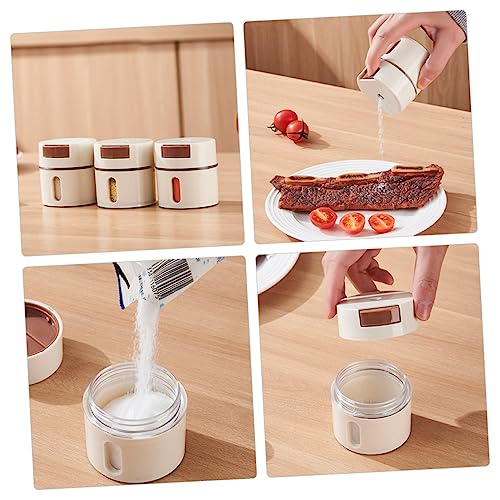 WHAMVOX 1 Conjunto De Caixas Garrafa De Sal Quantitativa Montada Na Parede Magnética Frascos Magnéti