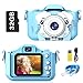 semai Kinder Kamera, Kinder Digital Kamera Wiederaufladbar, Kinder Selfie Kamera mit 2 Zoll IPS Bildschirm, 32GB Micro SD Karte,Video Camcorder Fotokamera für 3-12 Jahre Alte Mädchen Jungen(Blau)