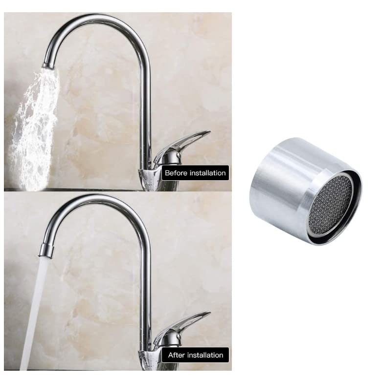 Set 2 Rompigetto Per Rubinetto F22 In Ottone Cromato - Risparmio Idrico Per Cucina E Bagno - Foto 2