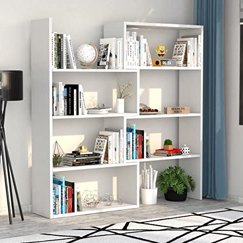 MOONLIFE Dank des Förmigen geometrischen Designs ist unser Bücherregal...