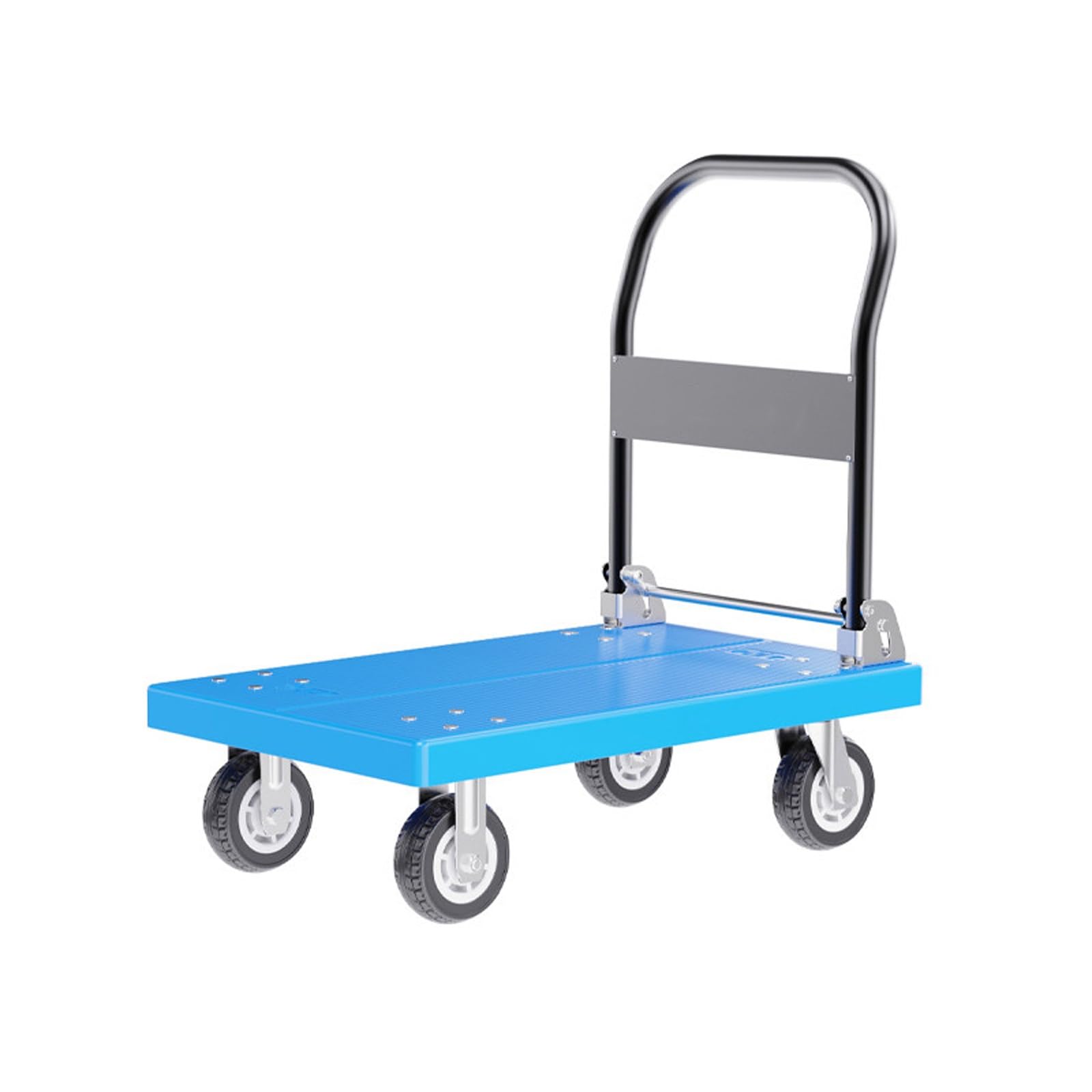 Diable pliable à plateforme 376 kg avec roulettes pivotantes 360