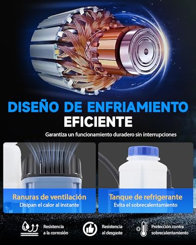 Miniatura 6 de Zelcan 1950w Taladro Magnético Con 11 Brocas, Taladro Magnetico Profesional Con Fuerza De 13900n, Diámetro Máx. 50 Mm, 650 Rpm, Control De Velocidad Continua Y Reversa Para Superficies Metálicas