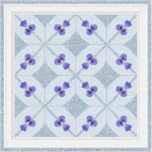 Image of Moroccan Tile Stickers | Waterproof Self Adhesive Peel & Stick Tile Decals for Kitchen Backsplash, Bathroom Wall, Floor, Furniture & Glass (8x8 Inch, Design 19, 36 Pic)