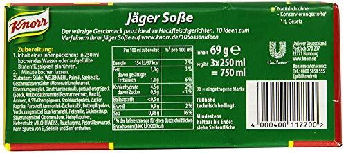 Knorr Hunter Sauce (Jäger Sosse) 3X3 Pack #TOP2