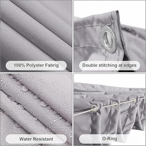 Voile d'ombrage extérieur jardin terrasse et auvent imperméable