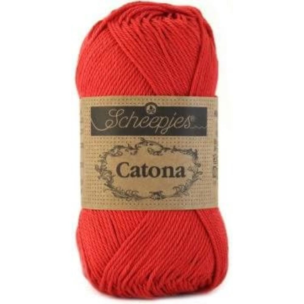 Scheepjes - Scheepjes Catona 516 Candy Apple Yarn - 1x25g