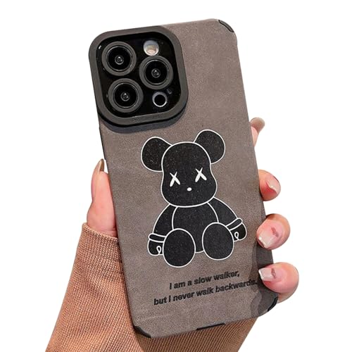 Arpe 可愛い スマホケース ベアブリック カウズ iPhone 13 Pro 用 ケース シリカゲル保護カバー 軽くて薄い アイフォン 13 Pro 用 ケース