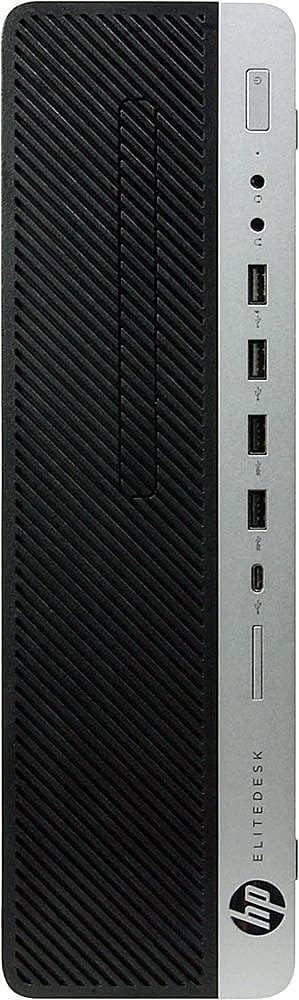 HP EliteDesk 800 G3 SFF - Ordenador de sobremesa (Intel Core i5-6600, 16 GB de RAM, 256 GB SSD, WiFi, Bluetooth, teclado QWERTY de EE.UU., Windows 11 Pro (reacondicionado)