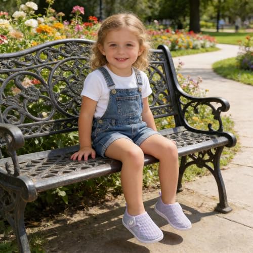 Image of FEETCITY Baby Boys Girls First Walking Shoes Infant Sneakers Crib Shoes Breathable Lightweight Slip On Shoes