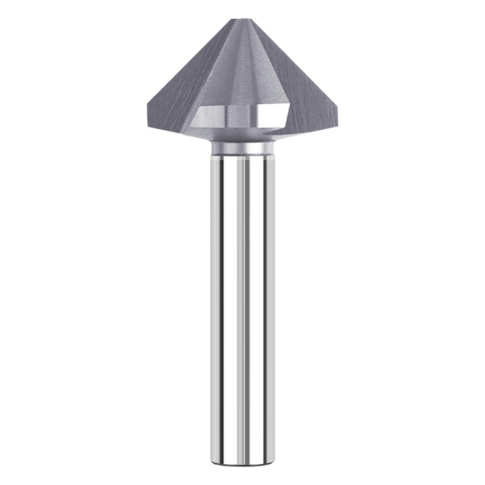 30mm HSS 6542 Countersink Drill Bit, 90° Three-Flute Chamfer Cutter Deburring Countersink Drill Bit for Wood Metal Stainless Steel High-Speed Steel Compatible with Bosch Makita DeWalt Machine Tools