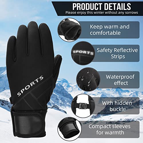 Winter-Reithandschuhe für Kinder – Wasserdichte Handschuhe für Outdoor-Aktivitäten