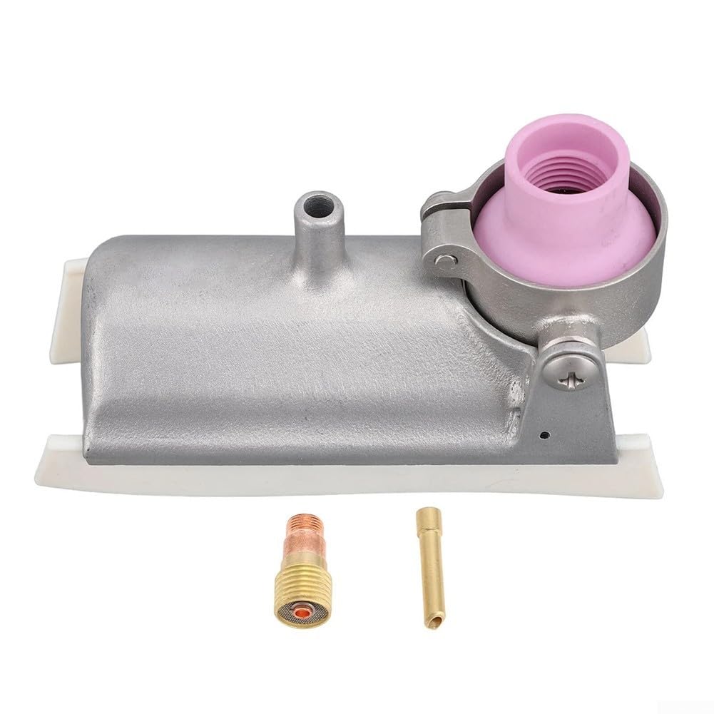 Escudo de soldadura de titanio de 90 grados TIG cubierta de 1/8 pulgadas para difusor de gas argón para forja para herrero trabajo de metal proyectos de bricolaje