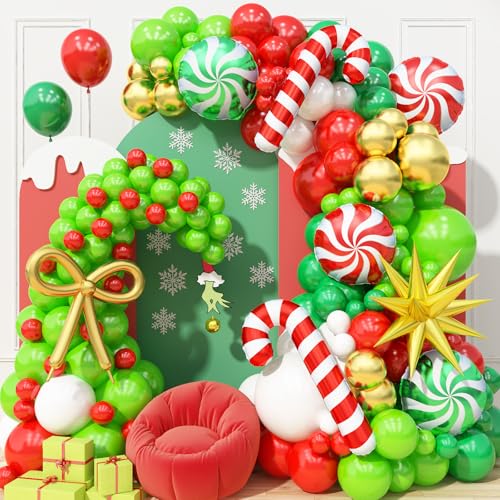 Christmas Balloon Arch Garland Kit