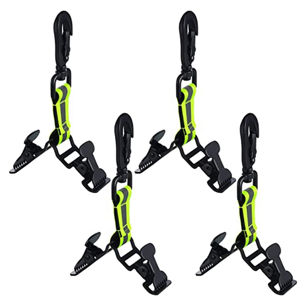 Hopbucan As Shown 4 Pcs Glove Holder Accessories For Firefighter Police Rescue Work Glove Belt Clips