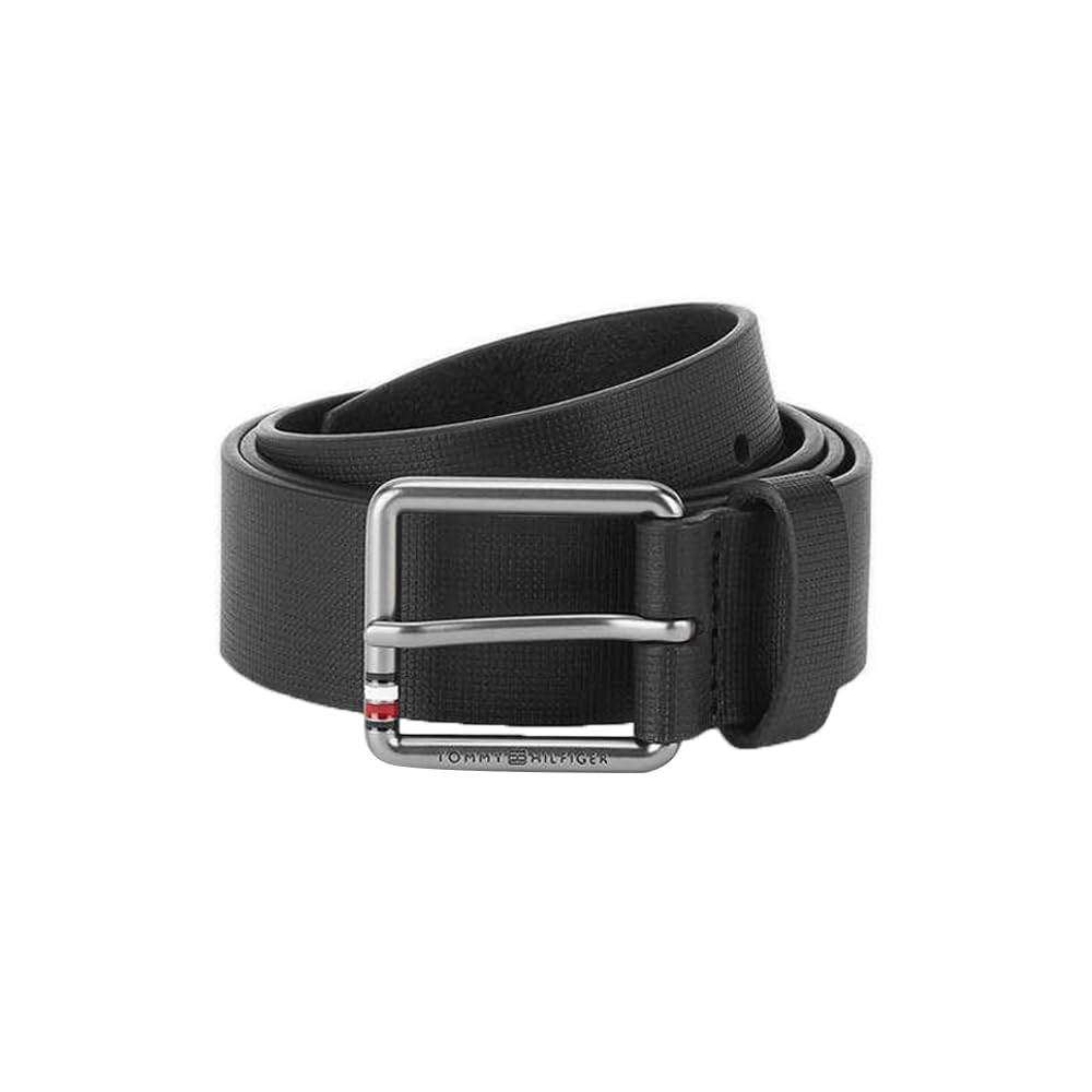 Tommy HilfigerHorsens Leather Non Reversible Belt For Men - Xl 1.10M, Black