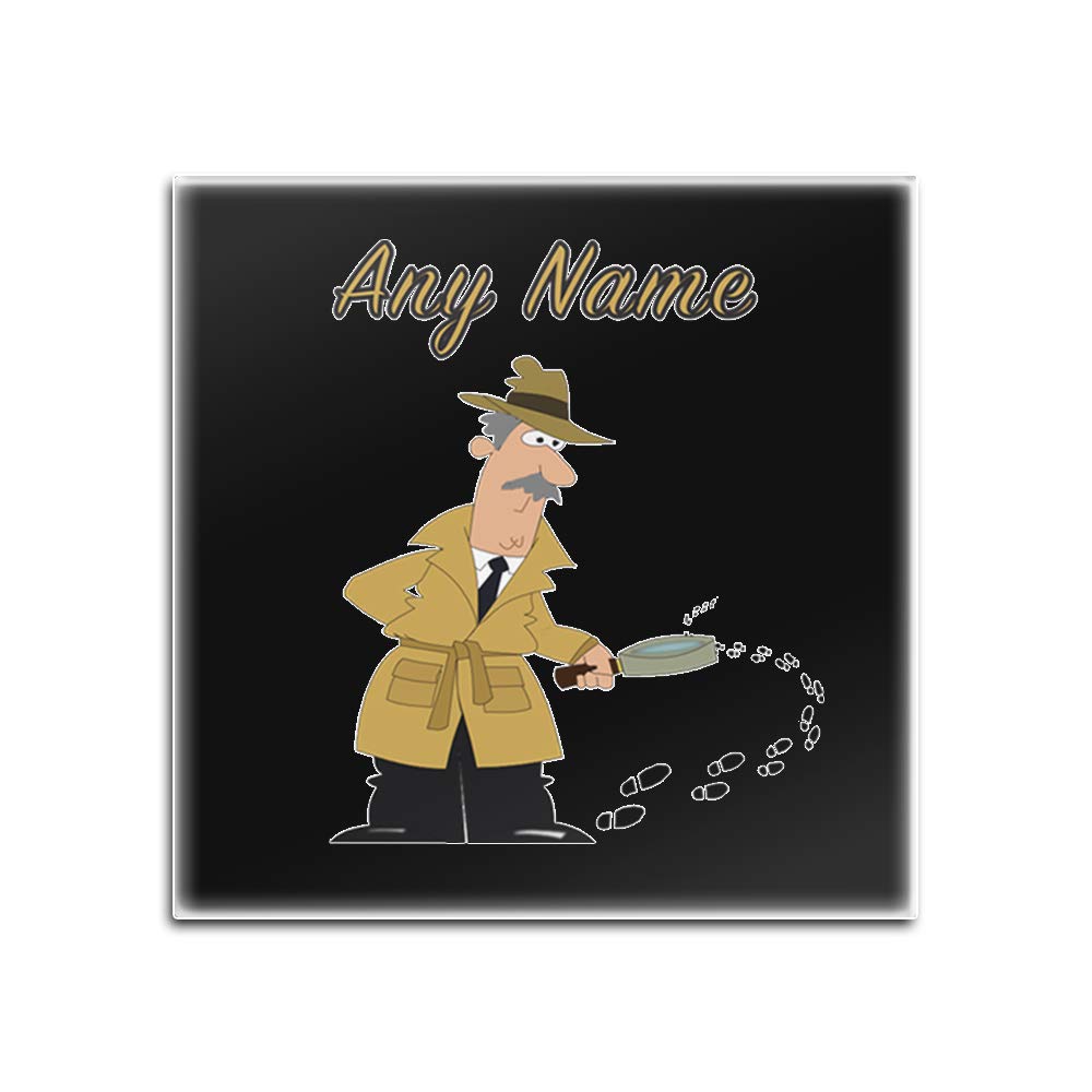 Sous-verres en verre Detective personnalisables à offrir aux fans