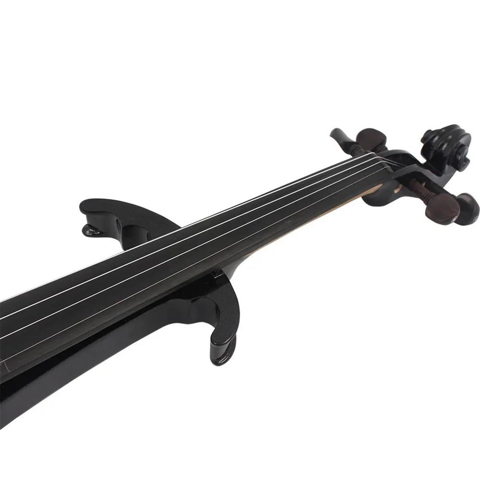 Violino Set Violino Elettrico Professionale 4/4 Violino Strumento A Corde Violino Nero Con Custodia Per Accessori Cavo Per Cuffie