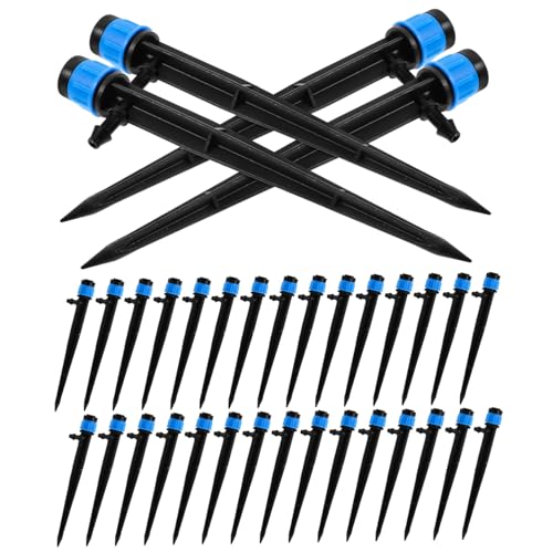FUNOMOCYA 50pcs 13cm Garden Drip Irrigation Spraying Nozzles Sprinkler Heads for Drip Irrigation System for Plant Pots and Raised Garden Beds