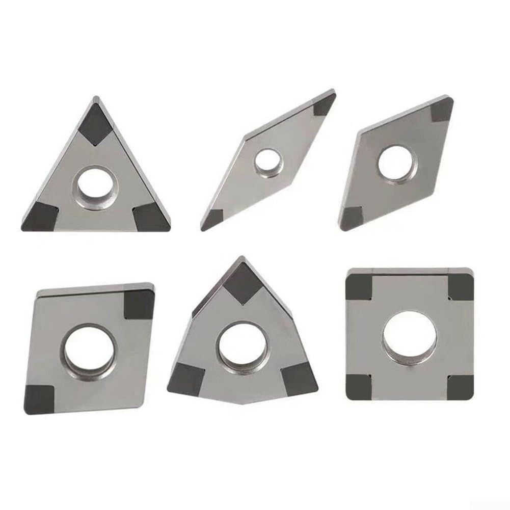 Insertos de torneado HRC65 CBN para mecanizado CNC WNMG431 VNMG331 CNMG431 TNMG331 con rendimiento de corte mejorado (TNMG160404 CBN-6)