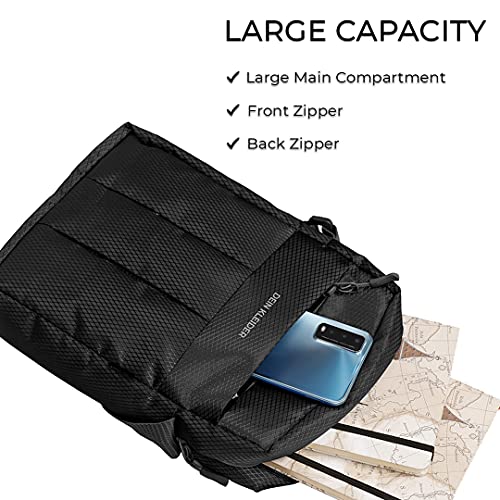 DEIN-KLEIDER-Nylon-Crossbody-Messenger-Sling-Pouch-Bag-for-Men-Women