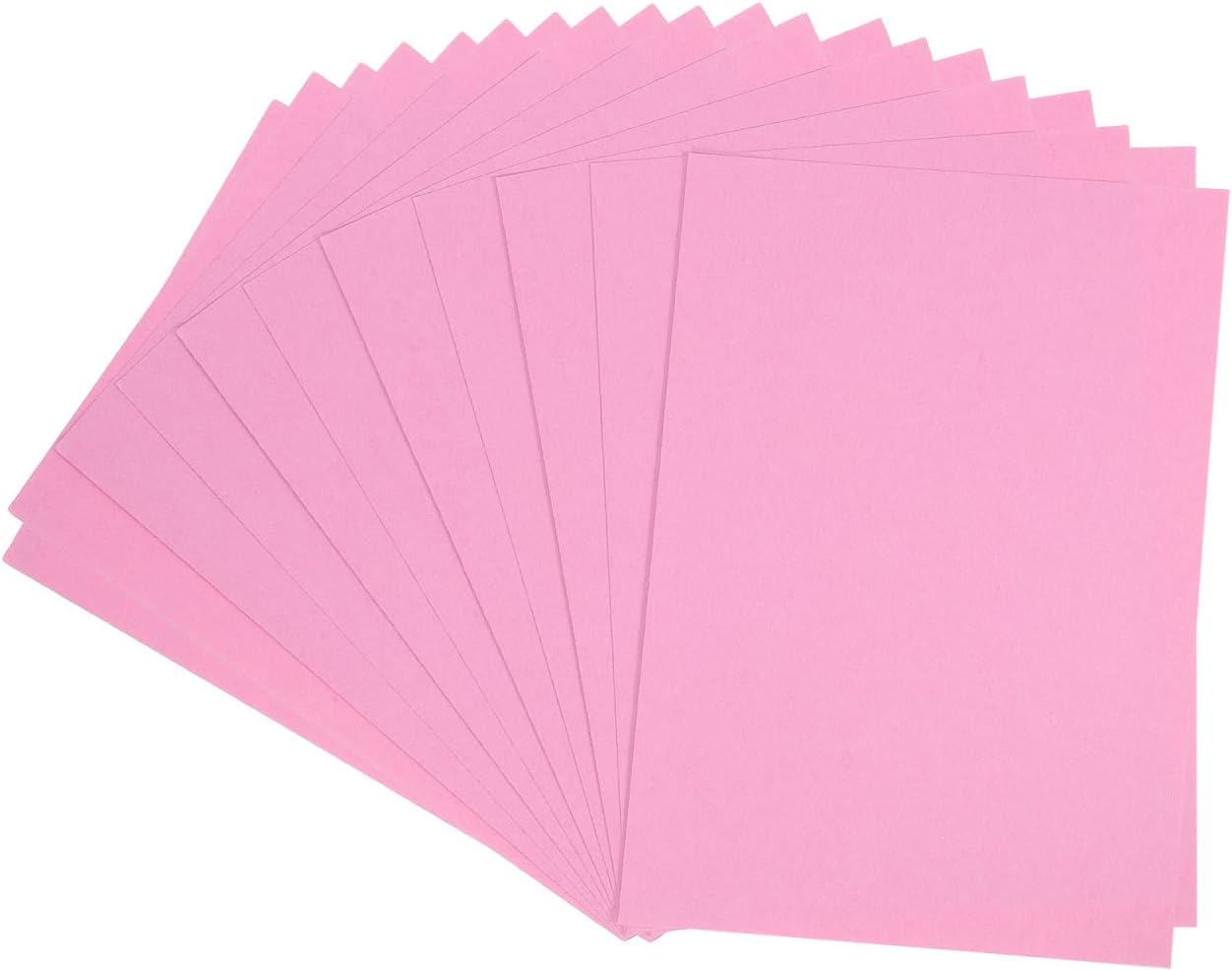 KALLORY 100 Pcs Pink Cardstock Thick Paper Heavy Cards Stock for DIY Crafts Cards Making Invitations Scrapbook Supplies