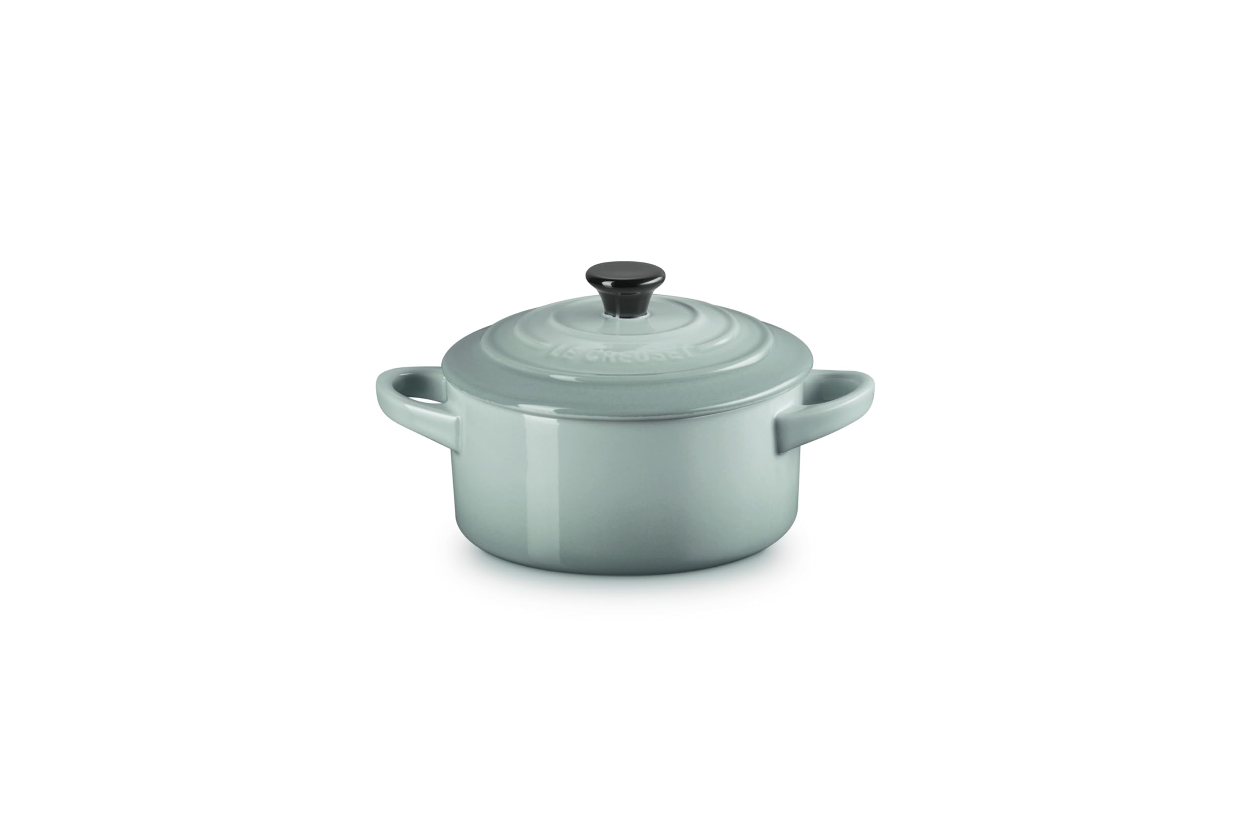 Le Creuset Stoneware Petite Round Casserole, 0.25 L, Sea Salt