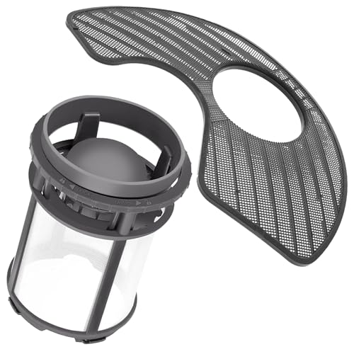 IWIWE W10872845 Dishwasher Pump Filter Cup & WPW10463906 Screen Filter - Compatible with Whirlpool/Kenmore/KitchenAid Dishwasher - Replaces AP6030094 PS11759673 W10393351 AP6021820 PS11755148 2312301