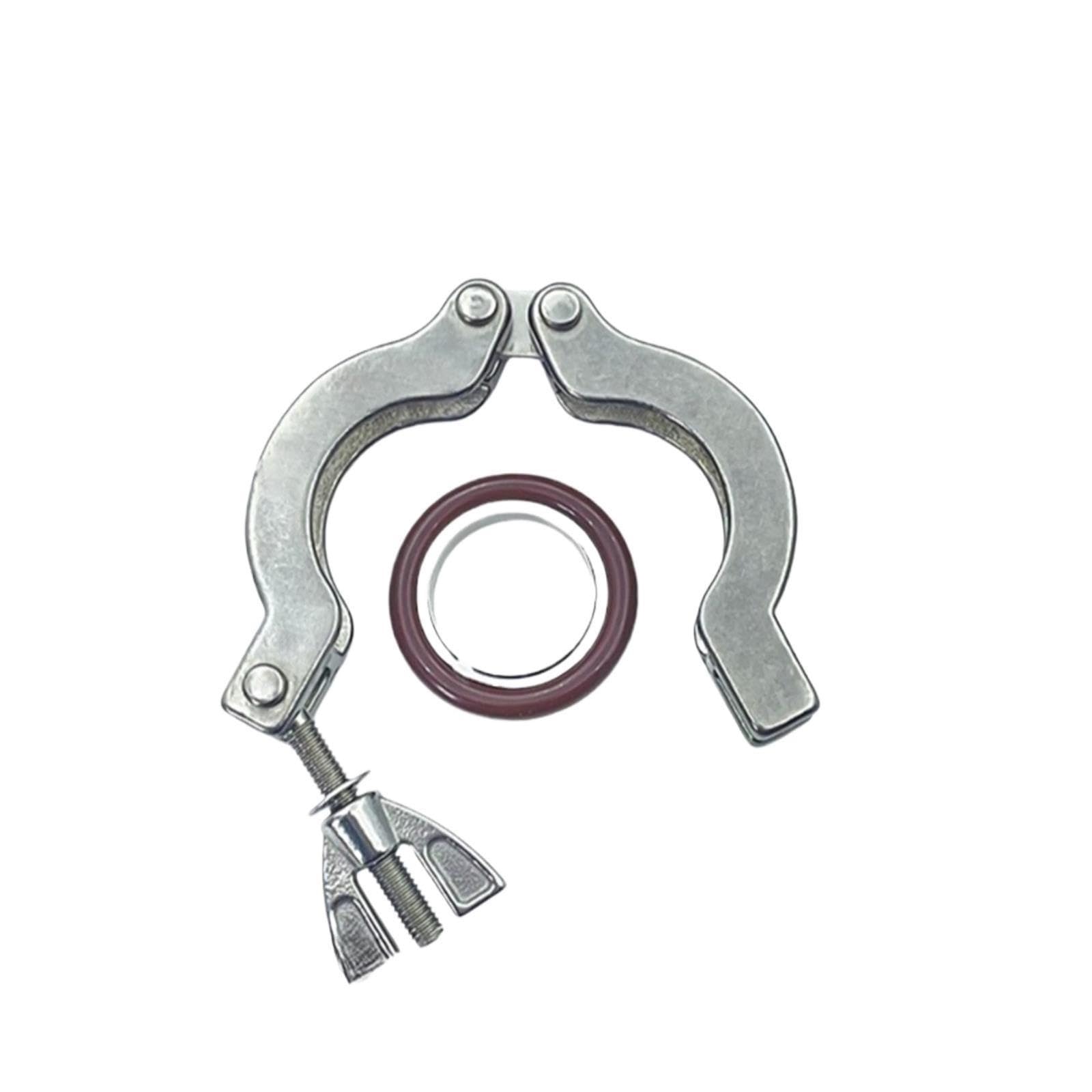 Flangia Vuoto Inox 304 10-100mm Montaggio Rapido Con Guarnizione