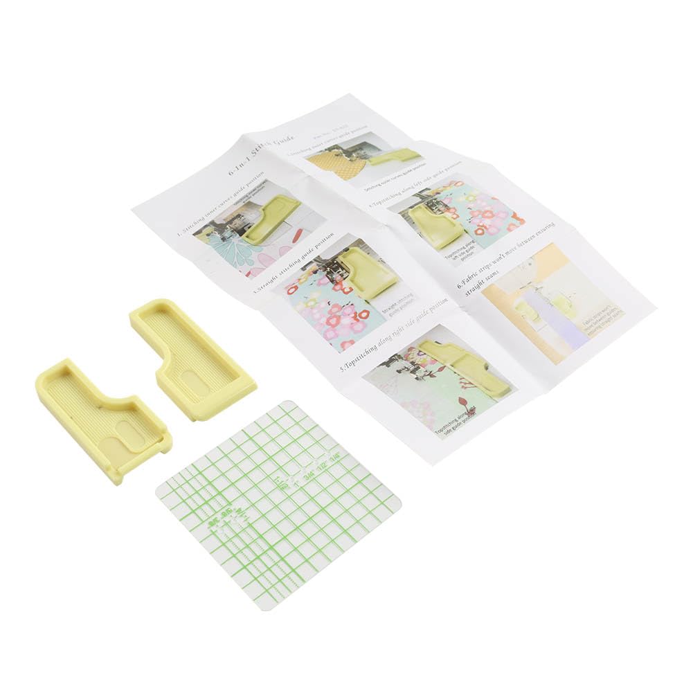 GZYF #ST-A22 6-in-1 Stick'n Stitch Seam Guide Clover