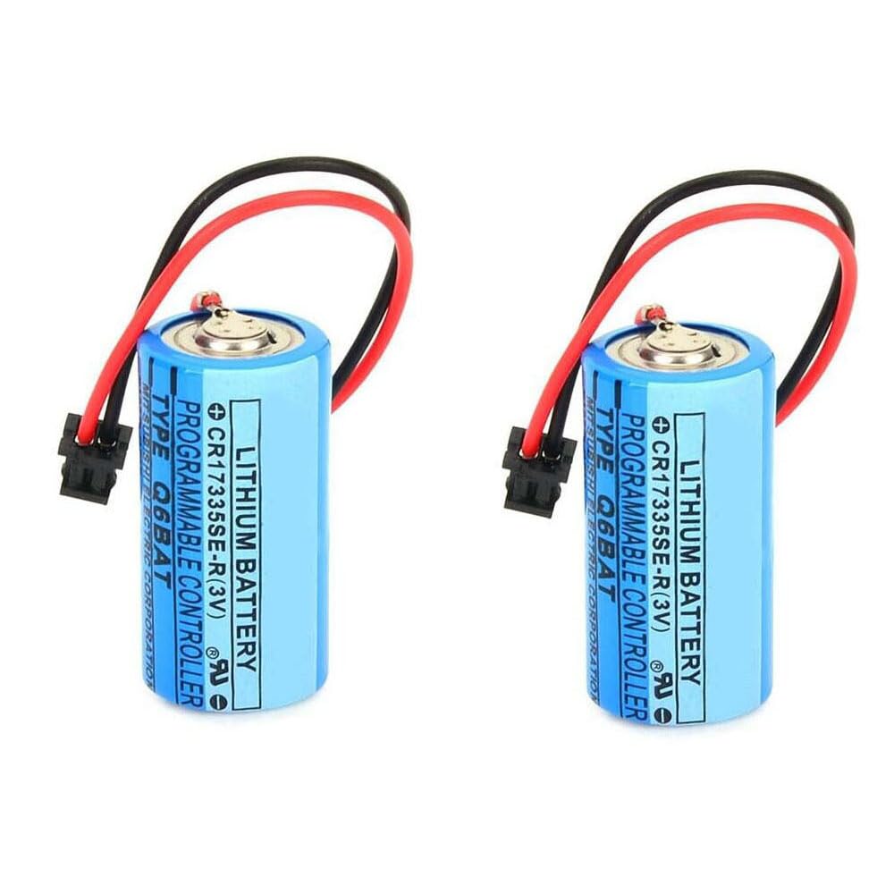 Sponsored Ad – 2pcs CR17335SE-R Q6BAT PLC Replacement Battery Compatible With Mitsubishi Q25PRHCPU Q170HBATC Q173HCPU Q02HCPU Q06HCPU Q12HCPU CNC System (3V, 1800mAh)