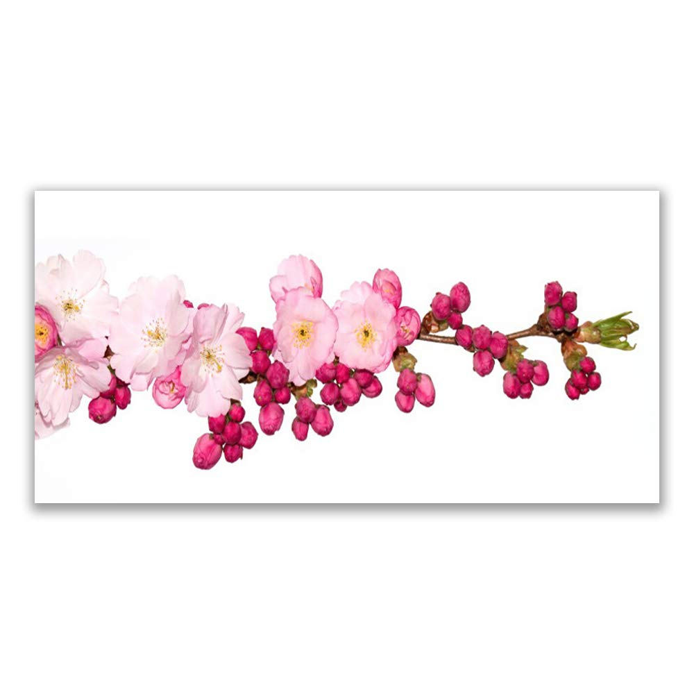 Impression sur verre trempé 120x60cm haut de gamme motif floral moderne design