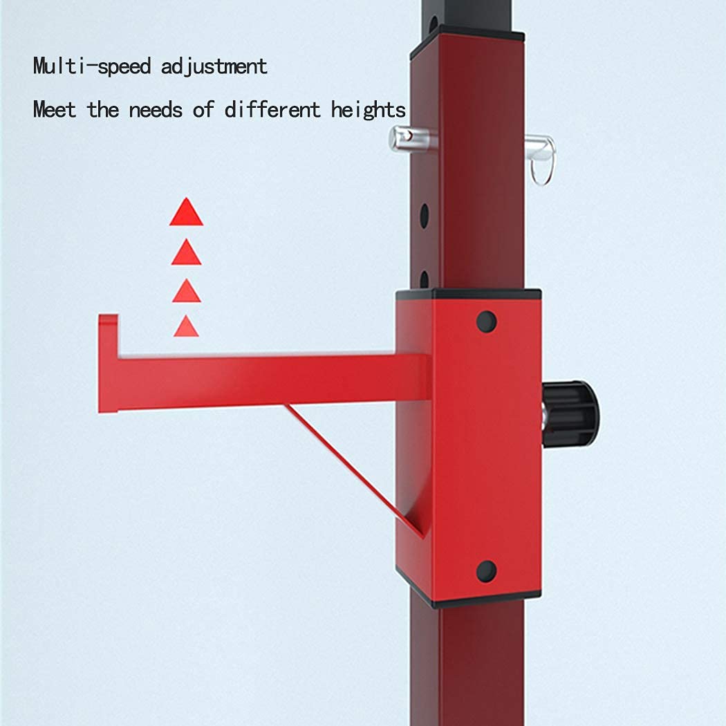 Rack per Squat con bilanciere Regolabile, Supporto per Esercizi Multifunzione con Rack per Squat Regolabile, Attrezzatura per Fitness Indoor
