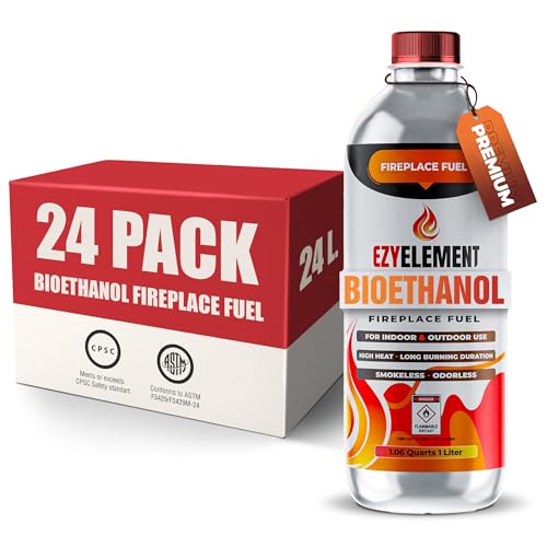 EzyElement Premium Ethanol Bioethanol Fuel - Clean...
