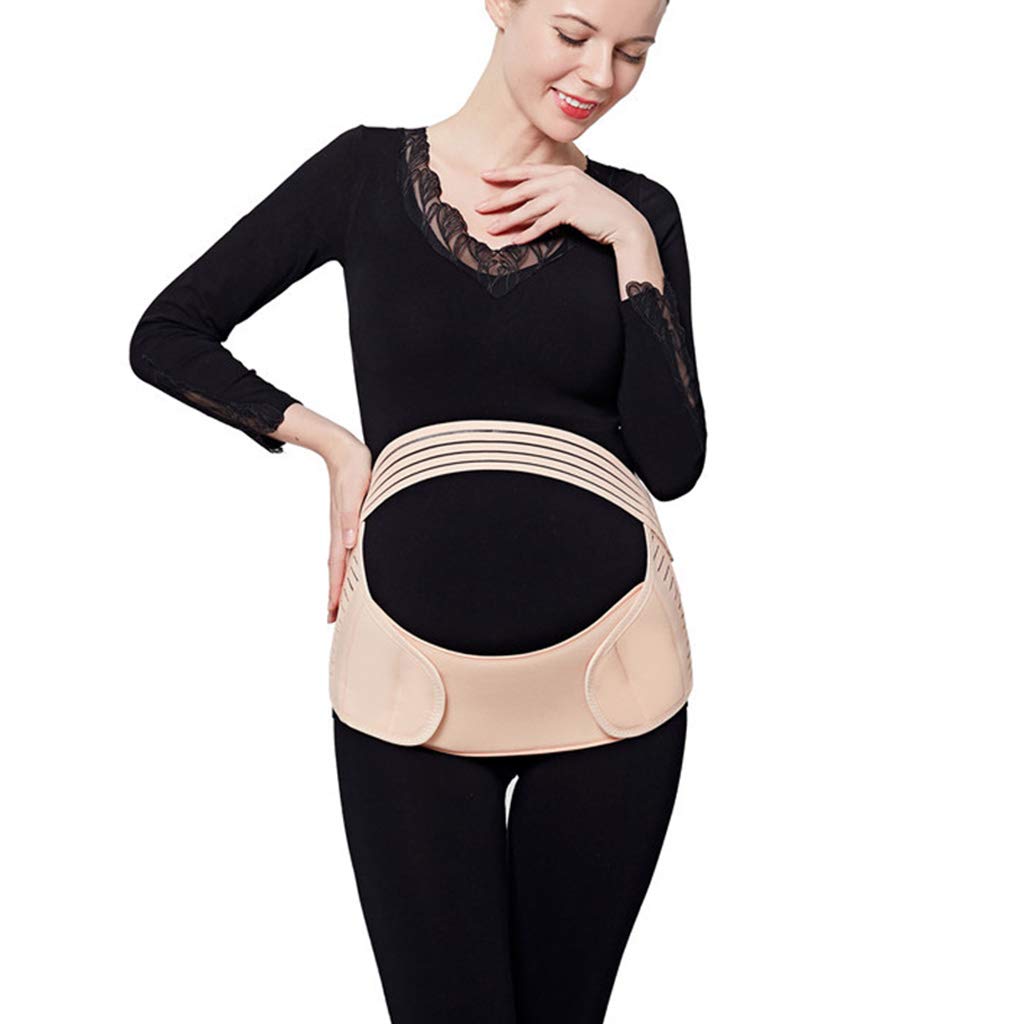 BATLAM Mutterschafts-Stützgürtel Taillen-/Rücken-/Bauchband, Schwangerschaftsstütz-Bauchbandage bietet Komfort und Linderung während der gesamten Schwangerschaft,B,XL