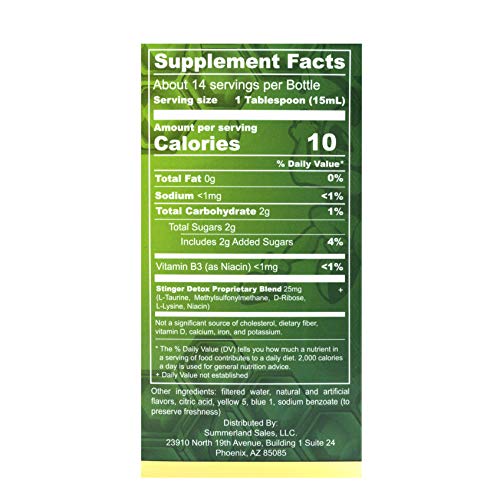 Stinger Detox 7-Day Permanent Drink – Lime Flavor – 8 FL OZ - Image 4