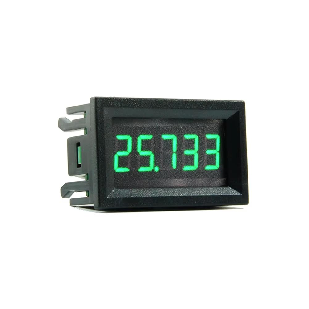 Jnchdghwa Green Digital Voltmeter 0.56 Inch High- Dc 0-33V 3-Wire 5-Digit Dc Digital Ammeter