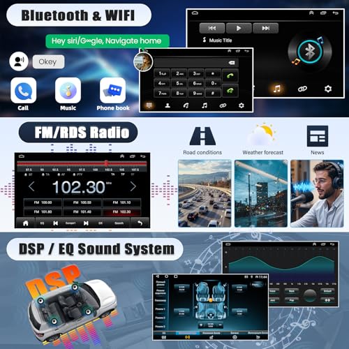 Radio para auto con pantalla táctil 10 pulgadas miniatura 5