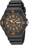 Casio MRW200H Series | Unisex Analog Watch | 100M WR | Stainless Steel Case | Resin Band | 2 Hand Analog (HR, Min, SEC) | Date Display | Screw Down Crown/Screw Down Caseback | 3 Year Battery