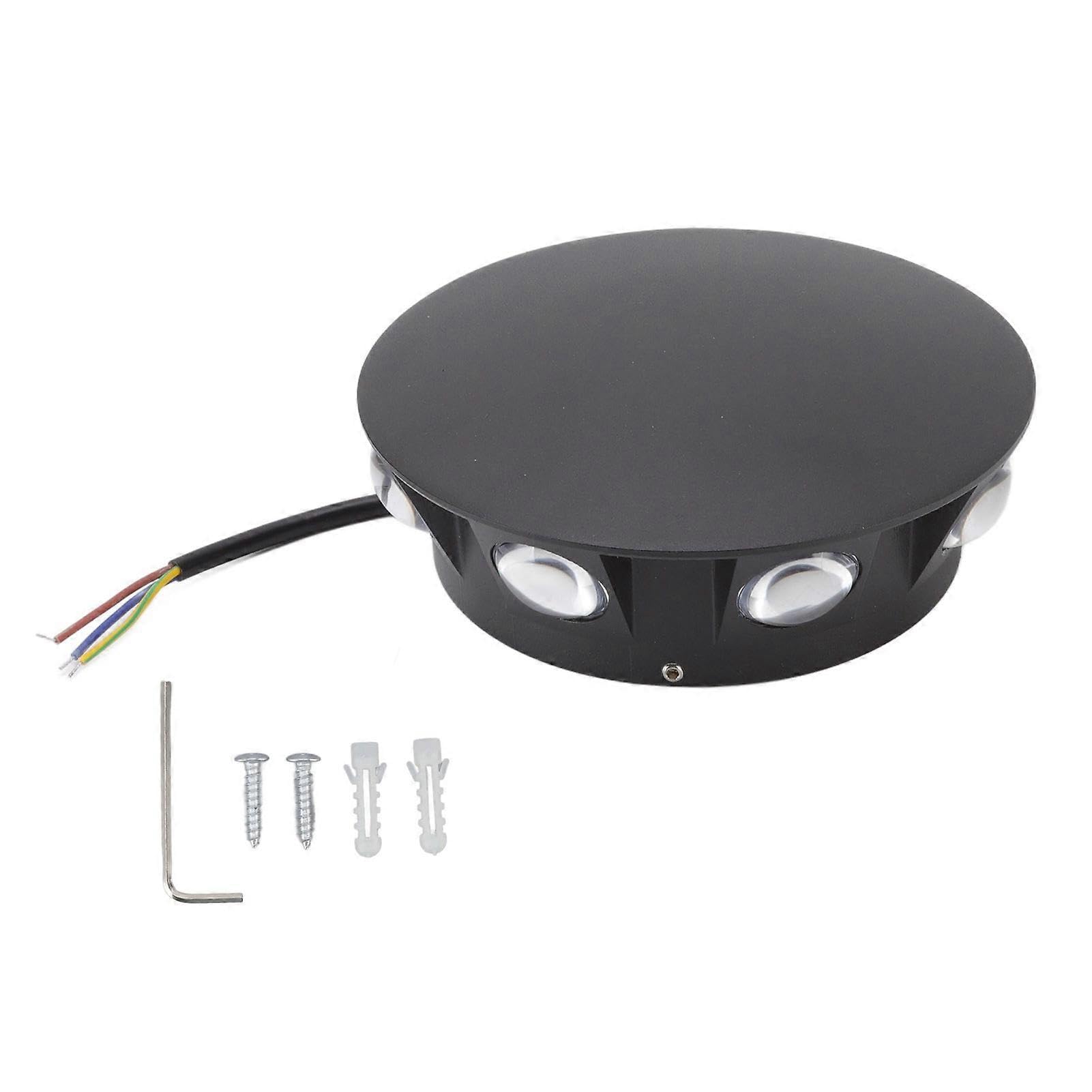 Joyhappst Image Color Led Wall Light 8W 8Led Eight Sided Luminous Design Waterproof Wall Lamp For Courtyard Corridor 85-265V