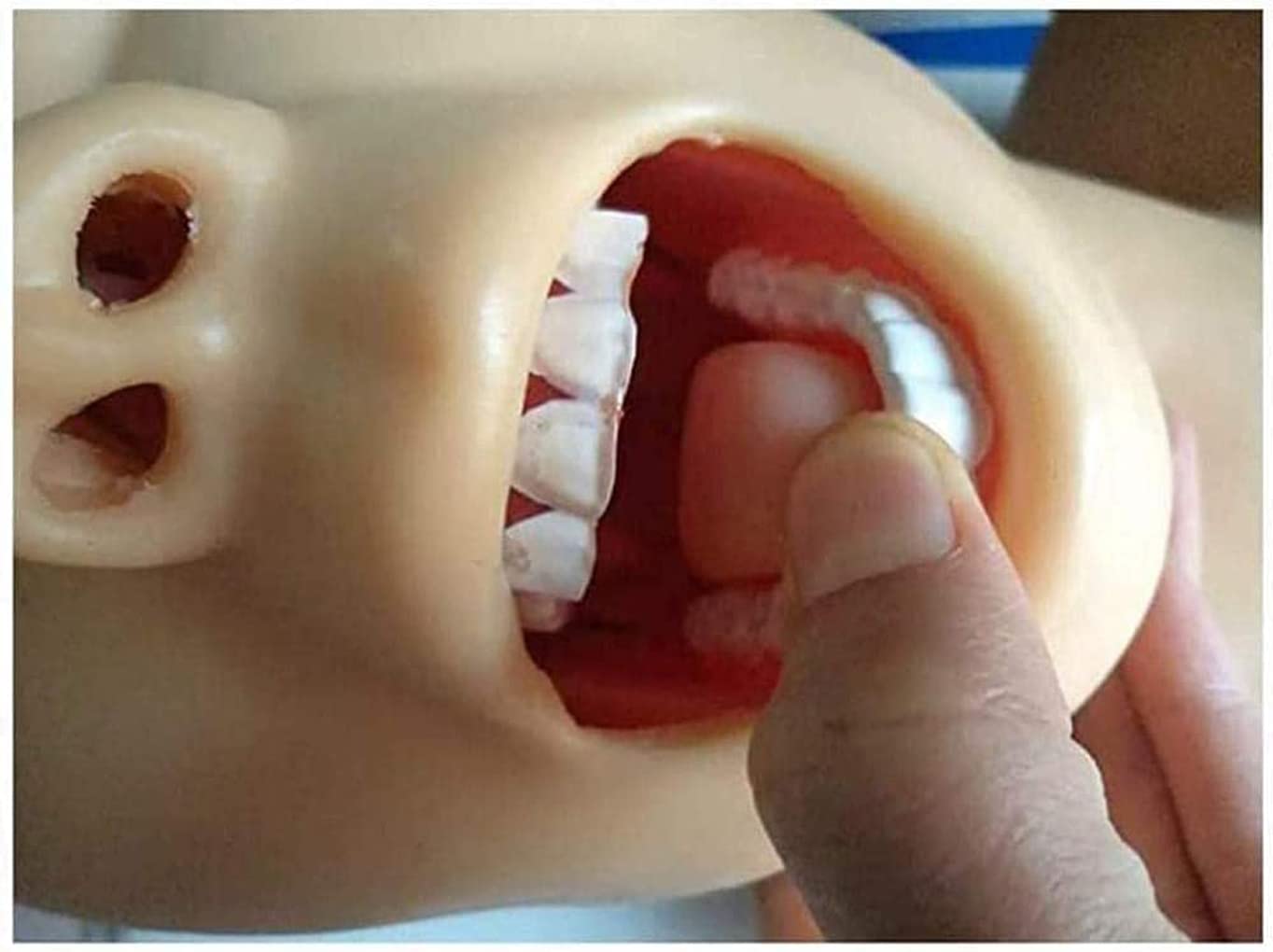Intubation des Atemwegsmanagement Trainers 110-220V Intubation Manikin Training Simulator Airway Management Trainer Intubation Leiter Unterrichtsstudie Model Manikin