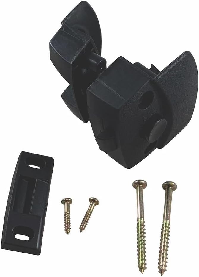 Privacy Door Latch for RV Bathroom – Black