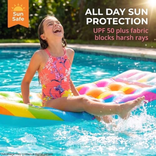 Image of Kanu Surf Girls Jasmine Beach Sport Halter One Piece Swimsuit