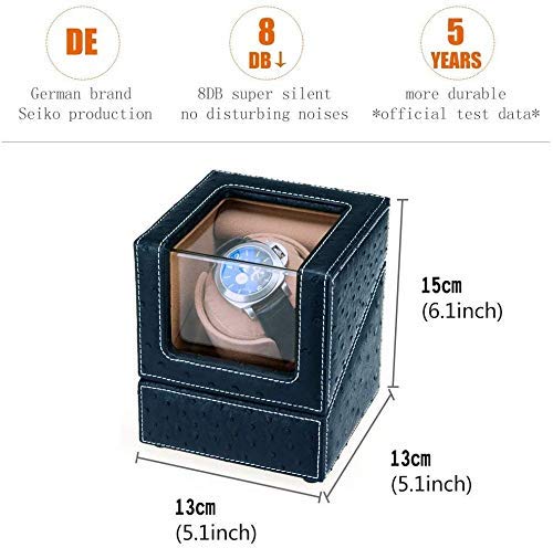 Evite desajustes con este Watch Winder para relojes automáticos de piel suave 4