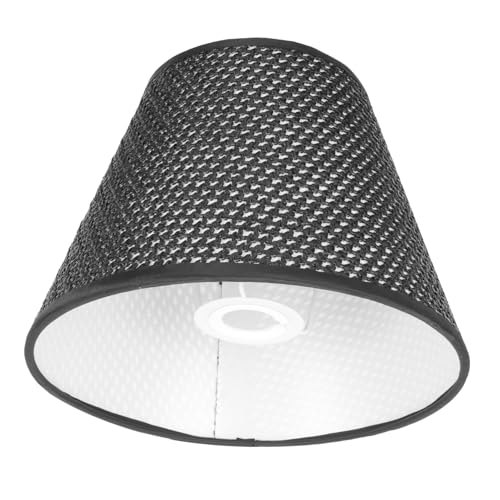 HORIALENCE 編織レザーランプシェード 対応 簡単取付 室内照明用 テーブル フロアランプ向け ホテル 家 寝室 書斎装飾用