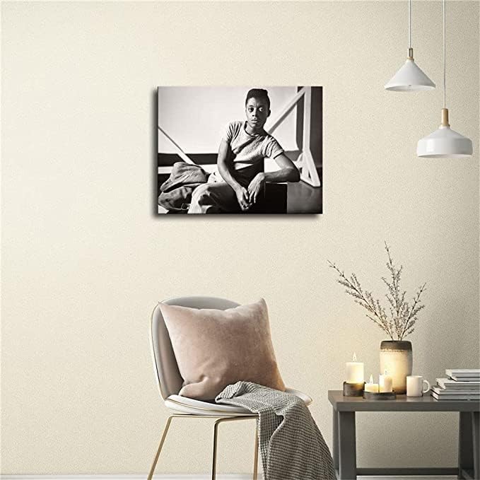 Miniatura 2 de James Baldwin - Lienzo decorativo para pared, póster de historia retro en blanco y negro, impresión de imagen, decoración del hogar, habitación,