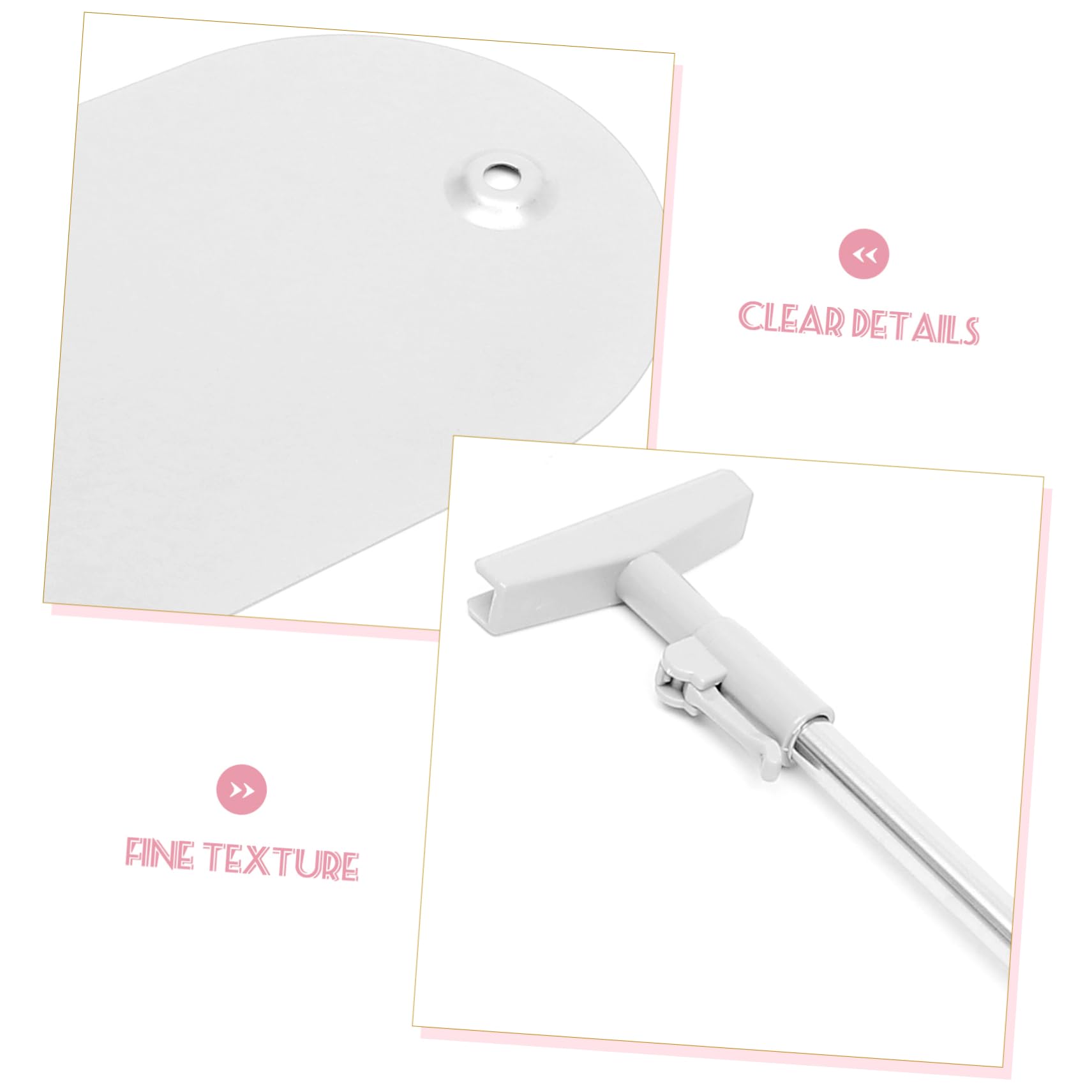 Homoyoyo Espositore Design Stabile e Leggero Bianco A5 Prezzi Supermercato in Acciaio Inossidabile e Plastico per Cartellini Prezzo in Negozio e Supermercato