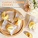 Soeos Fortune Cookies, Approx 96 Count, Vanilla Flavor, Fortune Cookies Individually Wrapped Bulk, Individually Packed Crisp Cookies with Fun, Traditional Chinese New Year Fortune Cookie