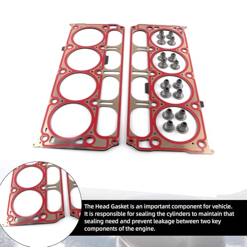 Image of HGS3244 12657969 Cylinder Head Gasket Set Kit Fits for Cadillac Escalade 2015-2020 / for Chevy Camaro Silverado 1500 Suburban Tahoe Corvette /for GMC Sierra 1500 Yukon XL 6.2L