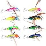moscas para pescar black bass [Color del producto]: 8 colores opcionales, se pueden reciclar.